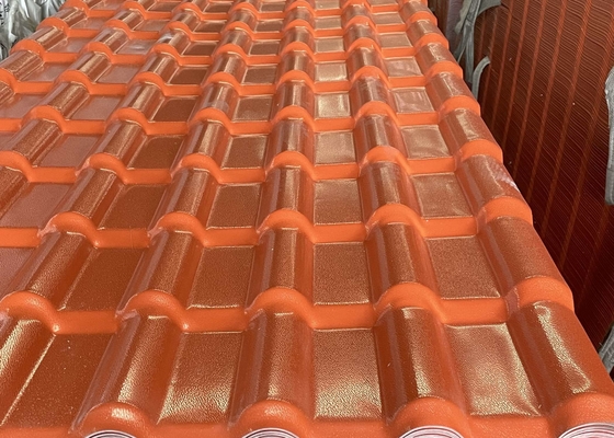 2.5mm Heat Insulation Spanish Roof Tiles Waterproof Residential House Roof Sheets