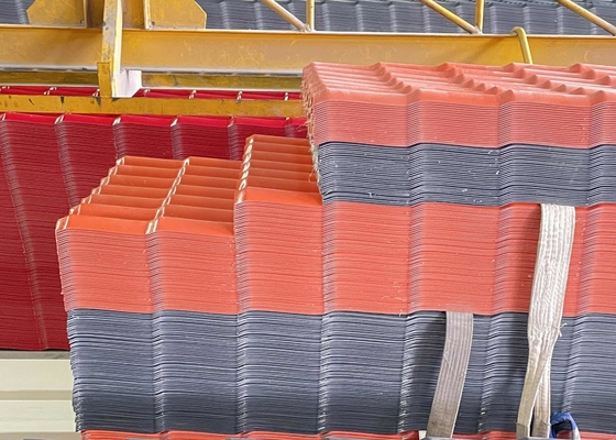 Impact Resistance Asa Synthetic Resin Roofing Sheet Refractory Easy To Install