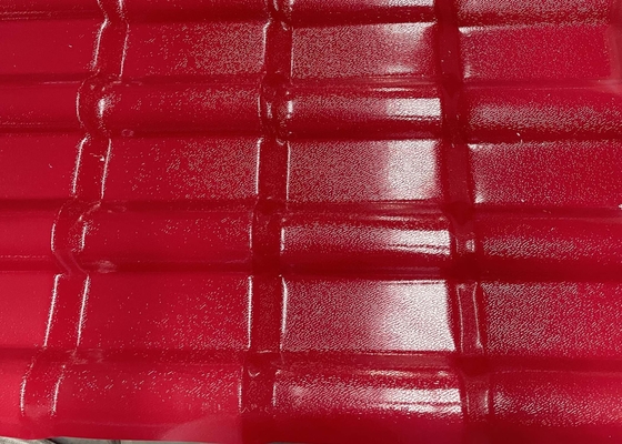 Color Lasting ASA Spanish Roofing Sheets 1050mm Width Sound Insulation