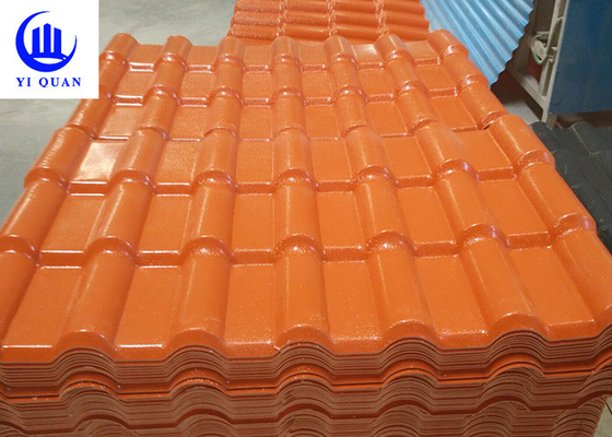 Sound Heat Insulation PVC ASA Resin Roof Tile 1050mm For Residential Traditional Building
