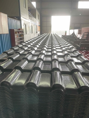 2.5mm Thickness Synthetic Resin Roof Tile Embossed ASA Roofing Sheets