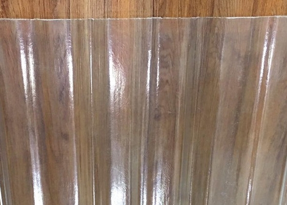 Heat Insulation FRP Fiberglass Roof Tile UV Resistance Transparent