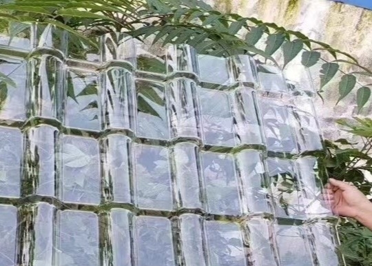 Heat Insulation FRP Fiberglass Roof Tile UV Resistance Transparent