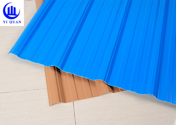 Good Quality Trapezoidal PVC UPVC Plastic Roof Shingle For Warehouse Farm Market