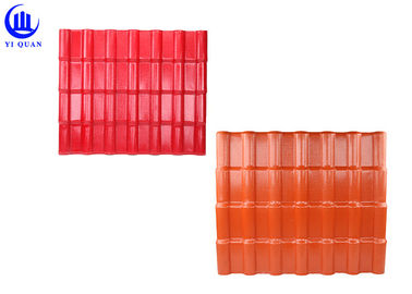 Construction Tile 1050mm Nonflammable PVC Resin ASA Synthetic Resin Roof Sheets