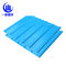 Heat Insulation UPVC Roofing Sheets Trapeziodal Style / Colored Pvc Sheets