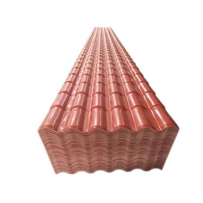 ASA Synthetic Resin Roof Tile 2.3mm-3.0mm Thickness Corrugated Waves