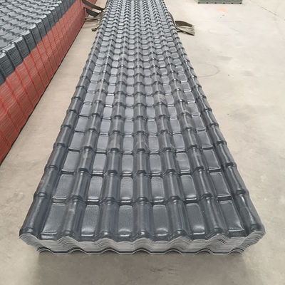 Waterproof Plastic Traditional Chinese Roof Tiles 2.3-3.0mm Thick