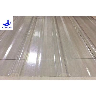 UPVC Trapezoidal Roofing Sheet 2.5mm Thickness 1000mm Width