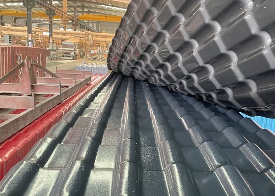 ASA PVC Resin Roof Tile 1050mm Width 2.5mm Thickness Waterproof