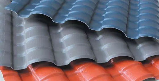 ASA PVC Roof Tile 1050mm Width 2.5mm Thickness Waterproof