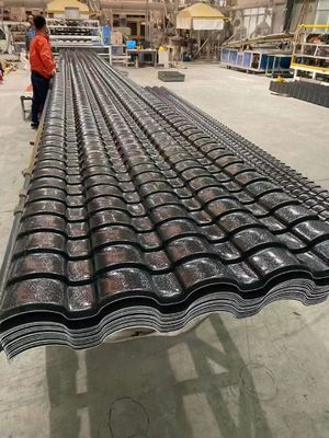 ASA Resin Roof Tile 250mm Pitch 1080mm Width Windproof