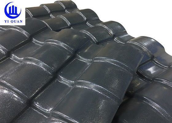 ASA Resin Roof Tile 250mm Pitch 1080mm Width Windproof