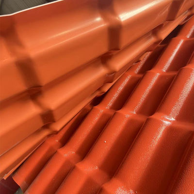 2.5mm ASA Synthetic Roof Tile 1050mm Width for Villa Warehouse