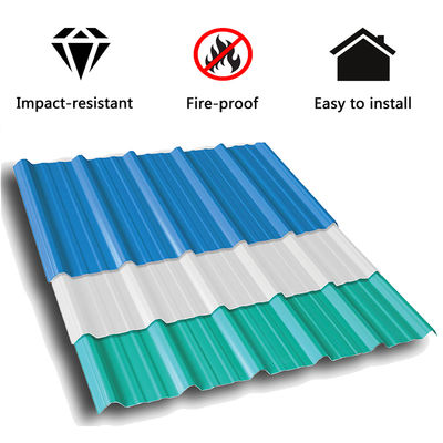 20-Year Warranty PVC Roof Tiles 1.0mm-3.0mm Thickness for Factory Shed