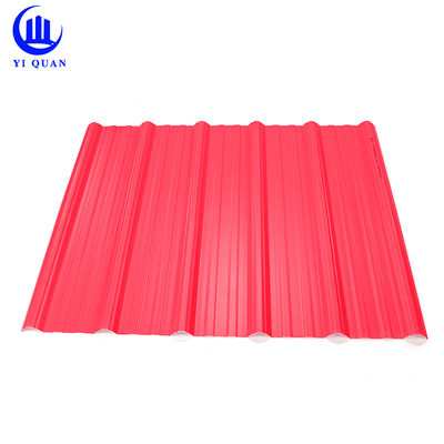 UPVC Roofing Sheet 1.5mm-2.8mm Thickness Trapezoidal Wave Design