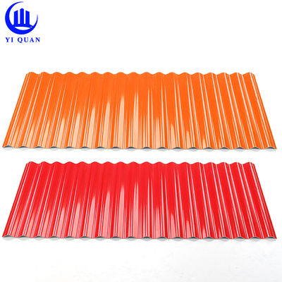 UPVC Roof Tiles 1.5mm-2.8mm Thickness 1130mm Width