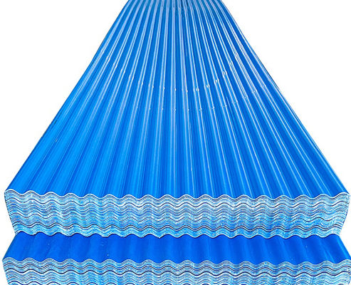 PVC Plastic Roof Tiles 0.8-3.0mm Thickness Waterproof Corrugated