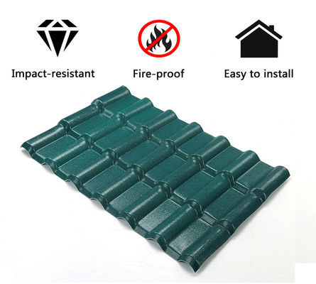 ASA Synthetic Resin Roof Tiles 1050mm Width 2.5mm Thickness