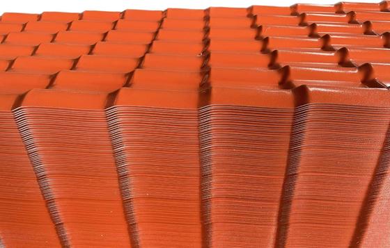 ASA Spanish Bamboo Wave Resin Roof Tile 2.5mm 1050mm Width