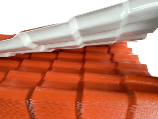 ASA PVC Roof Tile 1050mm Wide 2.5mm Thickness Fireproof
