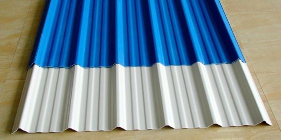 лист толя PVC сопротивления удара черепицы 1.0mm пластиковый рифленый